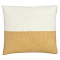 Malagoon Festivity cushion - yellow, ochre, off-white - 45x45cm 100% wool