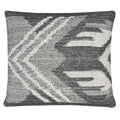 Malagoon cushion Mochica ornament - anthracite - 45x45cm
