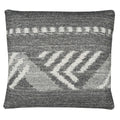 Malagoon cushion Mochica decostripe - anthracite - 45x45cm
