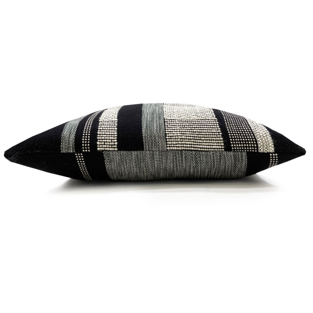 Malagoon cushion - black textured - 50x50cm