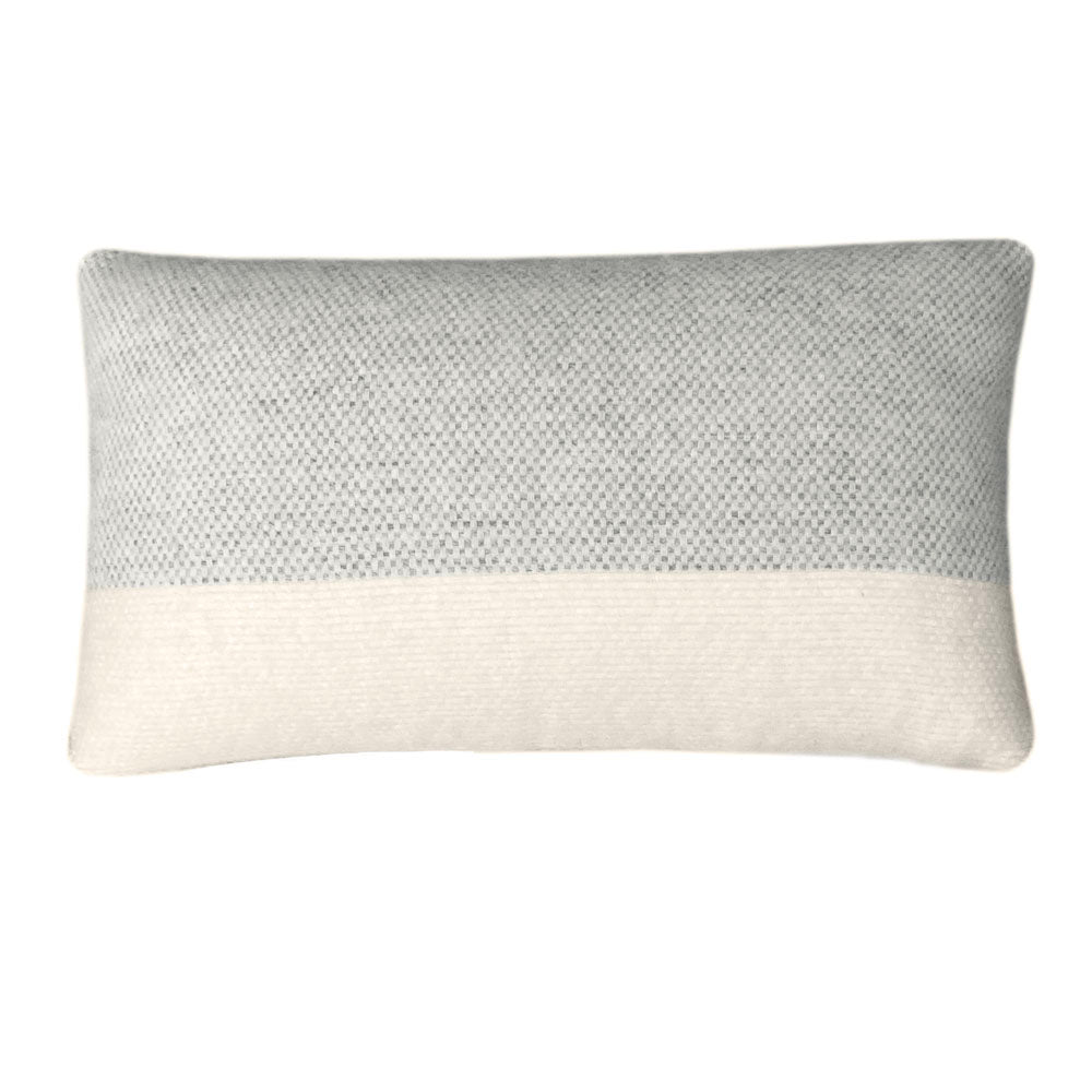Malagoon Easy Nature cushion - grey - 35x60cm wool
