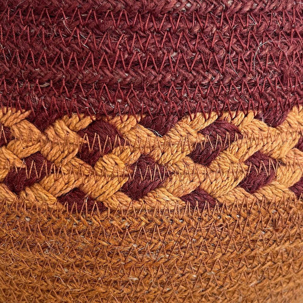Malagoon basket malemba -curry yellow- 28x17cm jute