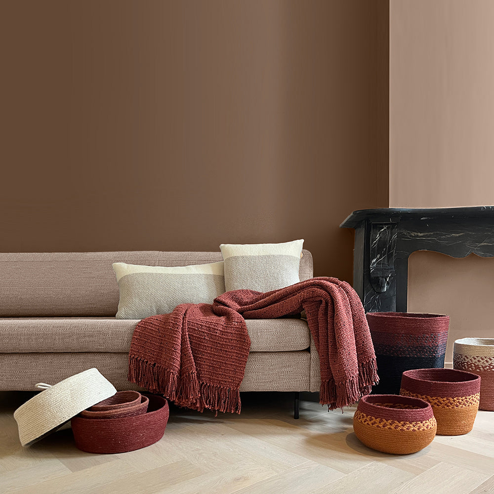 Malagoon Easy Nature cushion - beige - 45x45cm wool