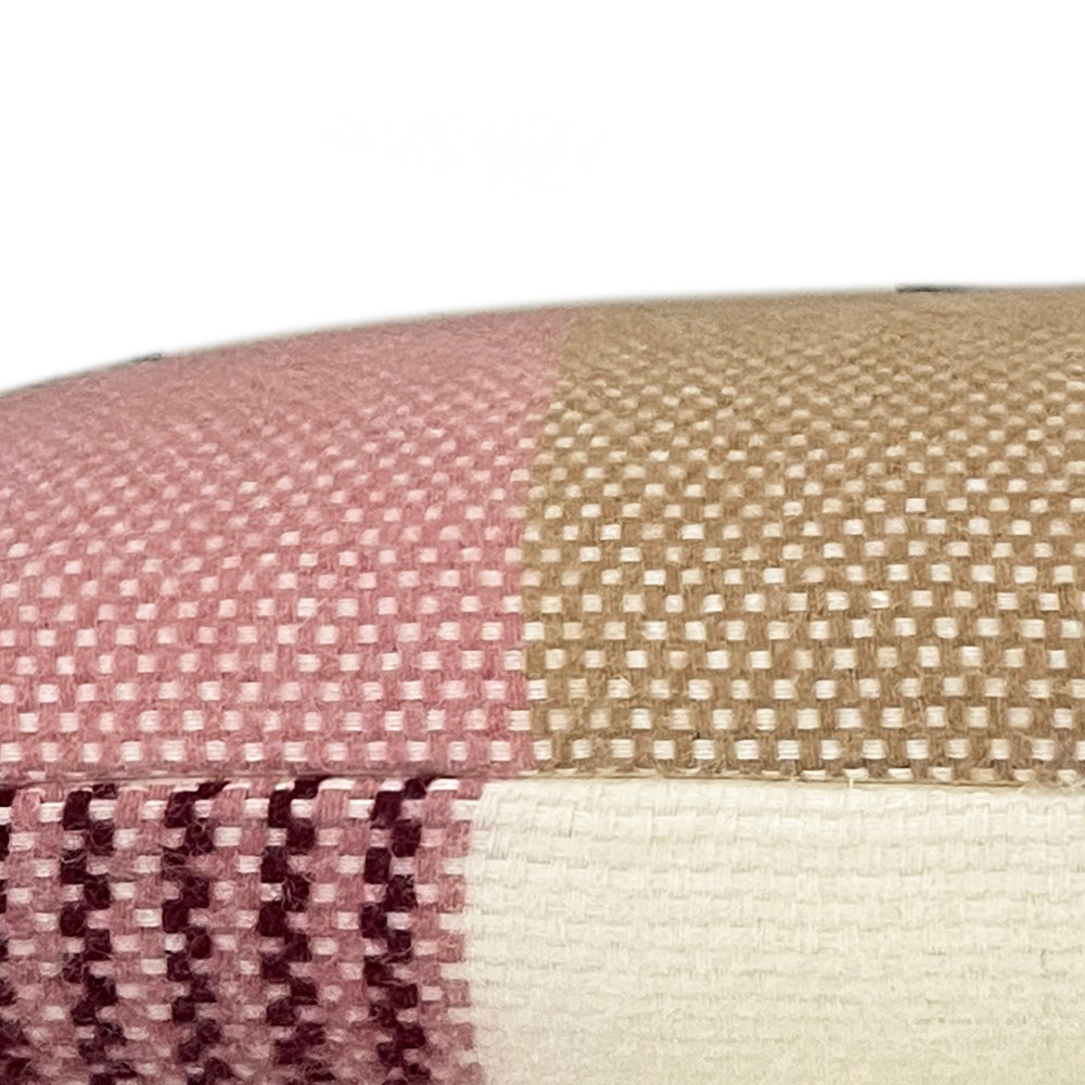 Malagoon cushion Festivity rectangle -maroon beige- 35x60cm 100% wool