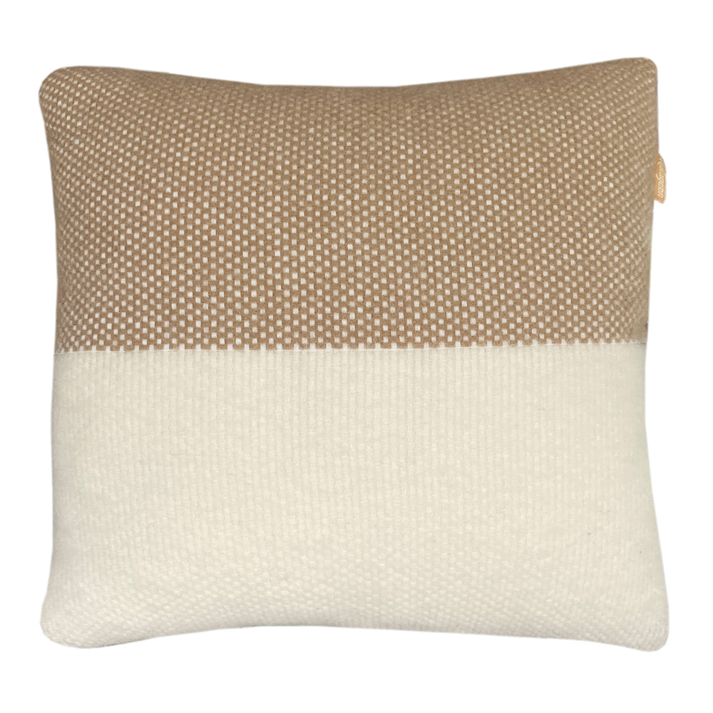 Malagoon cushion Festivity square -maroon beige- 45x45cm 100% wool