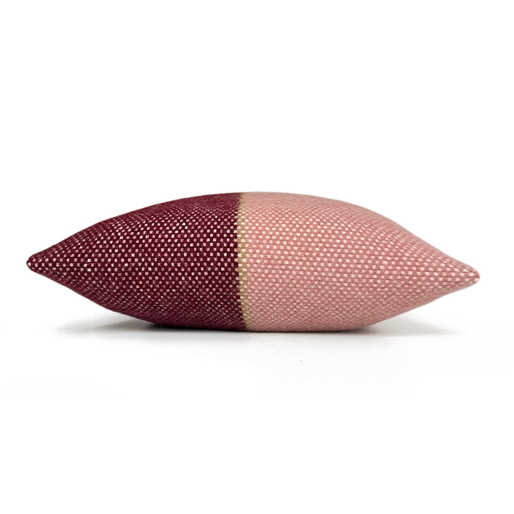 Malagoon cushion Festivity square -maroon red- 45x45cm 100% wool