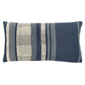 Malagoon cushion - midnight blue textured - 35x60cm