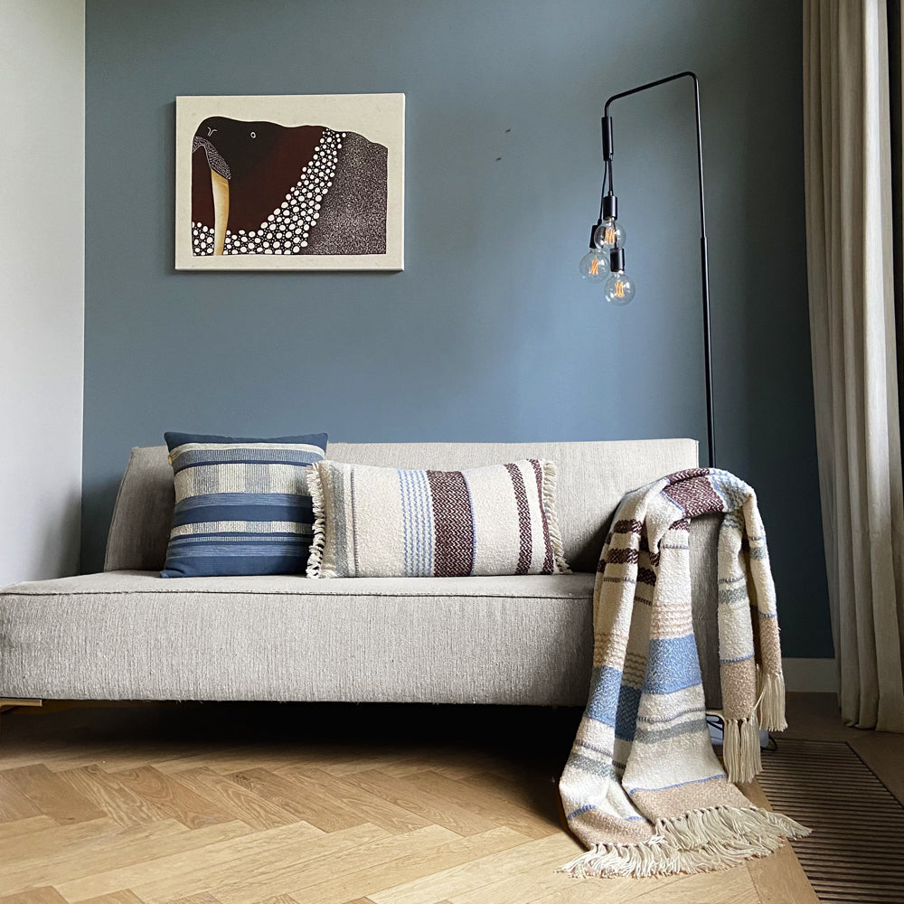 Malagoon Seasight throw - multicolour bouclé - 125x150cm