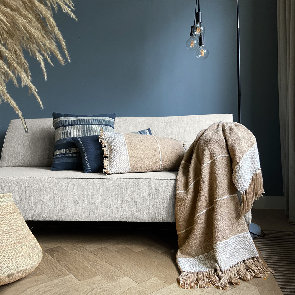 Malagoon throw Berber - oat beige - 125x150cm