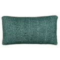 Malagoon cushion - pine green structure - 35x60cm recycled wool