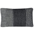 Malagoon Uptown cushion - black - 35x60cm 100% wool