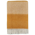 Malagoon Uptown throw - ochre - 140x200cm 100% wool