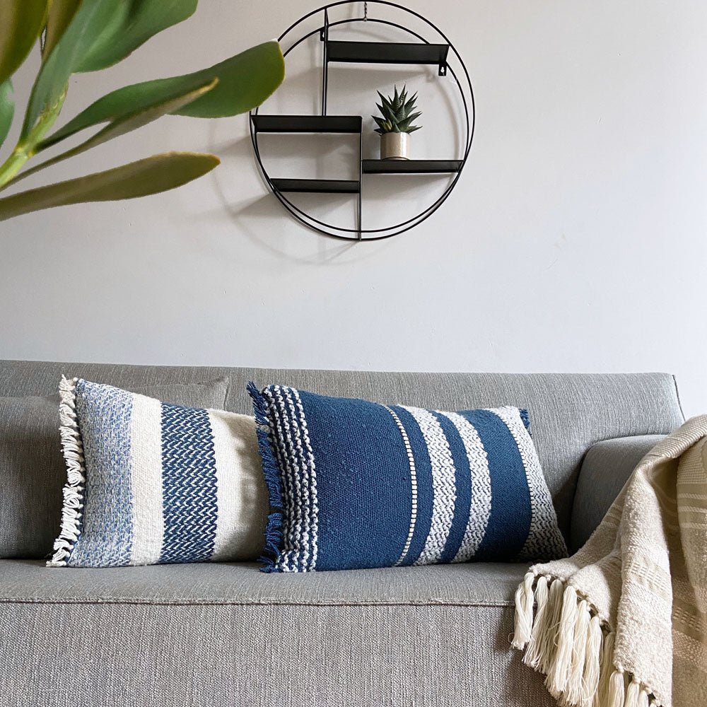 Malagoon Berber cushion - dark blue - 35x60cm