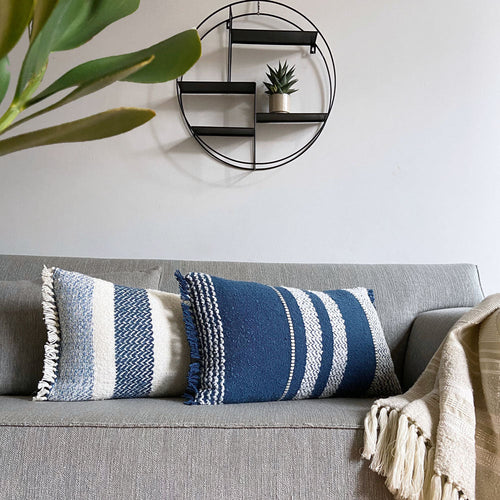 Malagoon Berber cushion - blue - 35x60cm
