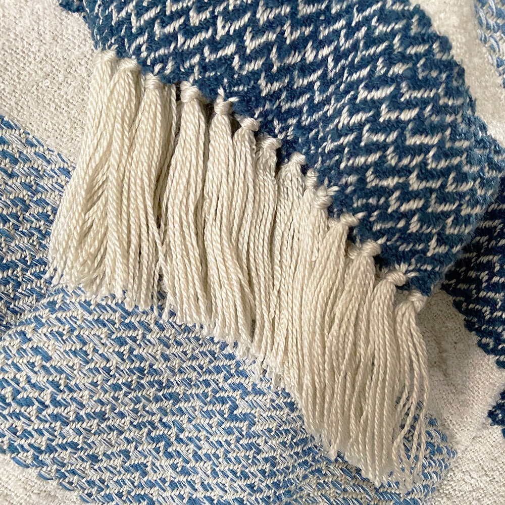 Malagoon throw Berber - blue - 125x150cm
