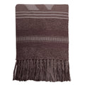 Malagoon throw Crafty - chestnut brown - 125x150cm