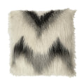 Malagoon Zigzag cushion - off-white, shades of grey - 50x50cm 100% wool