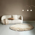Malagoon Eboya rug - off-white - Ø 160cm 100% wool