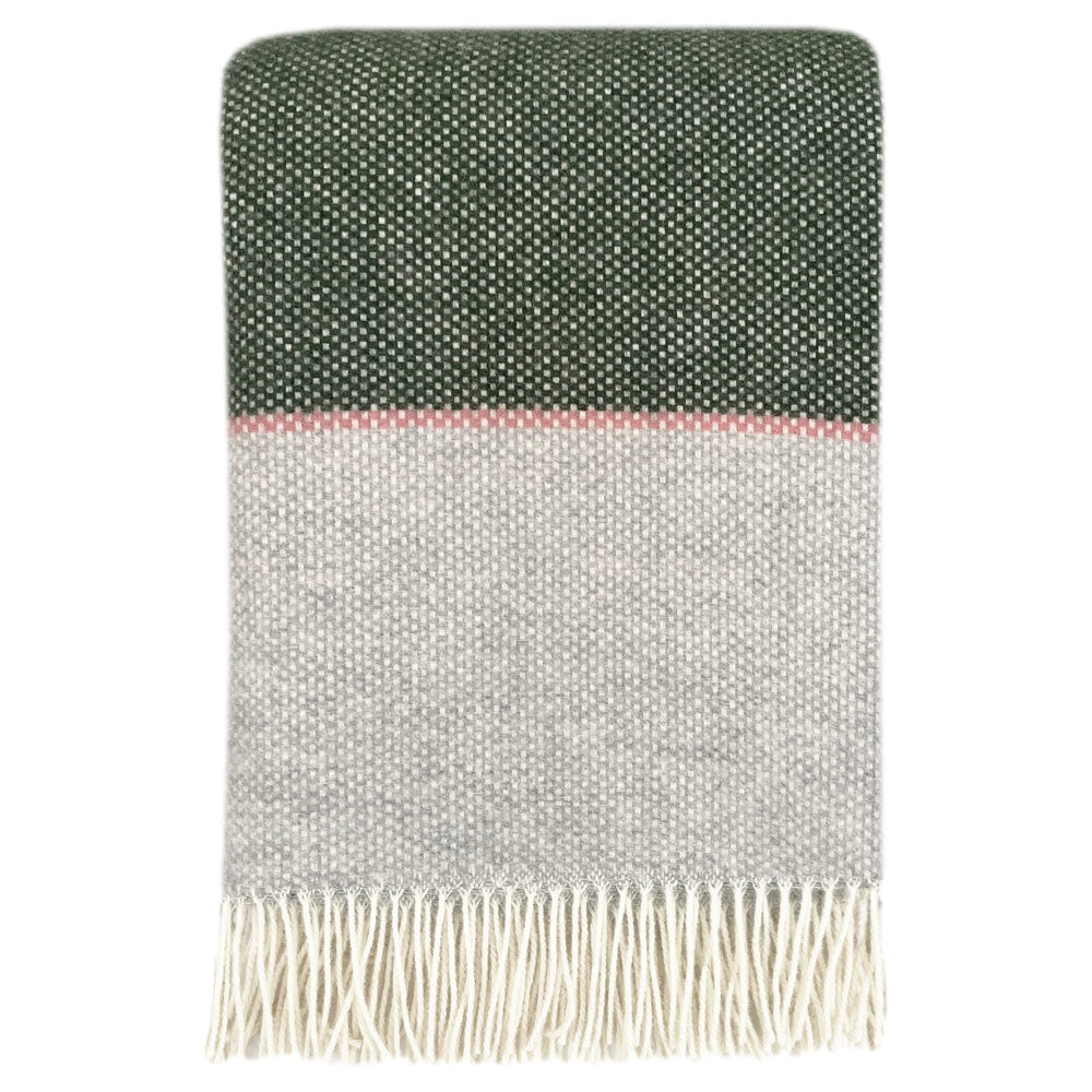 Malagoon throw Festivity - misty pink - 140x200cm 100% wool