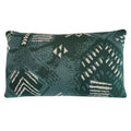Malagoon cushion Funny Block Dye - green - 35x60cm 100% organic cotton