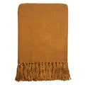 Malagoon throw Inca - ochre yellow - 125x150cm