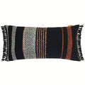 Malagoon cushion - black multicolor bouclé - 40x70cm