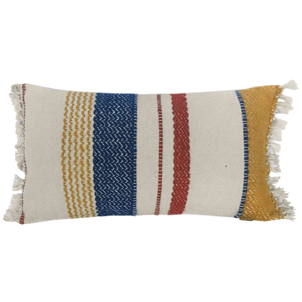 Malagoon cushion - pastel multicolor bouclé - 40x70cm