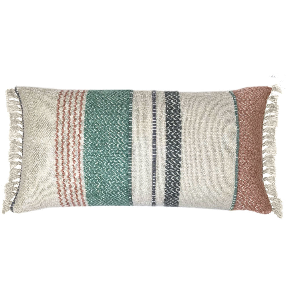 Malagoon cushion - pastel multicolor bouclé - 40x70cm