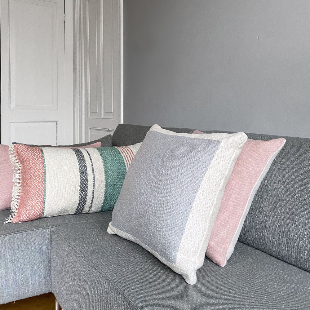 Malagoon cushion - pastel multicolor bouclé - 40x70cm