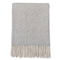 Malagoon throw - textured grey - 130x170cm recycled wool