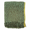 Malagoon throw Mélange - olive green - 125x150cm
