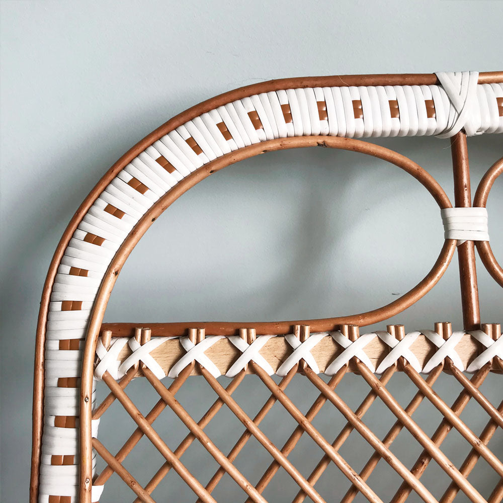 Malagoon Rattan lounge chair white