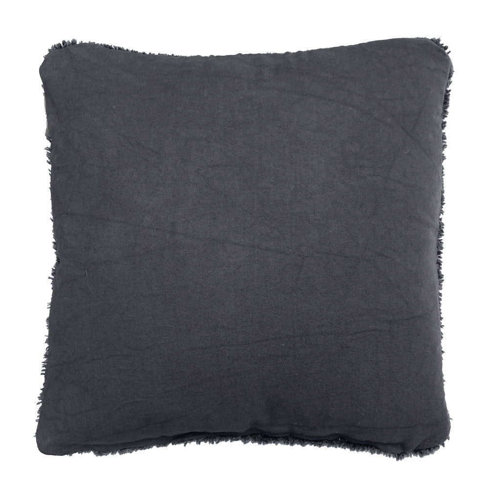 Malagoon cushion Tufted - cozy grey - 50x50cm 100% wool