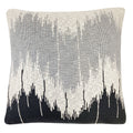 Malagoon Wave cushion - anthracite - 50x50cm 100% organic cotton